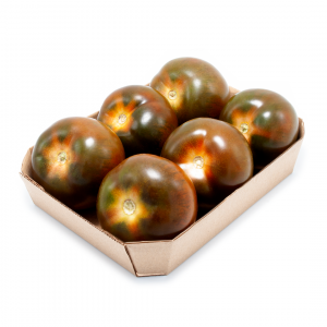 BARQUETA DE CARTÓN HORTOFRUTÍCOLA 167x129x34 OCTOGONAL ABIERTA ONDULADO MICROCANAL CRUDA