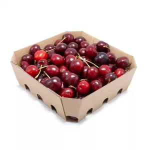 BARQUETA DE CARTÓN HORTOFRUTÍCOLA 167x160x60 OCTOGONAL ABIERTA ONDULADO MICROCANAL CRUDA