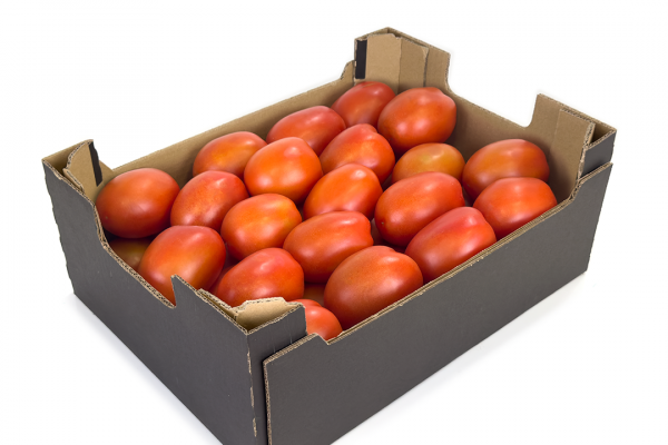 Caja de cartón recta con tomates - ENBOX