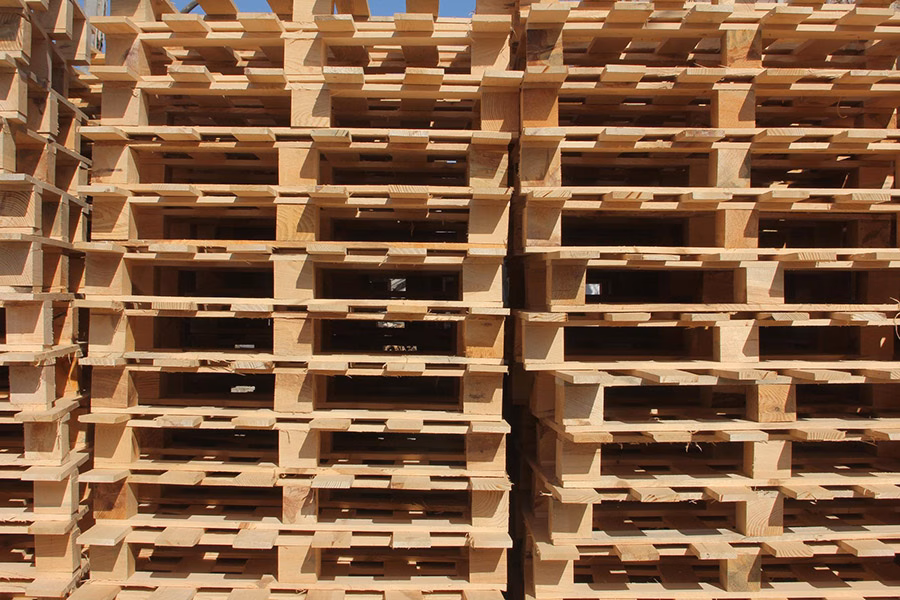 Palets de madera diseñados para el campo