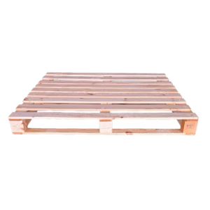 Palet de madera hortofrutícola 120×100 · 9 tablas · Perimetral NIMF-15