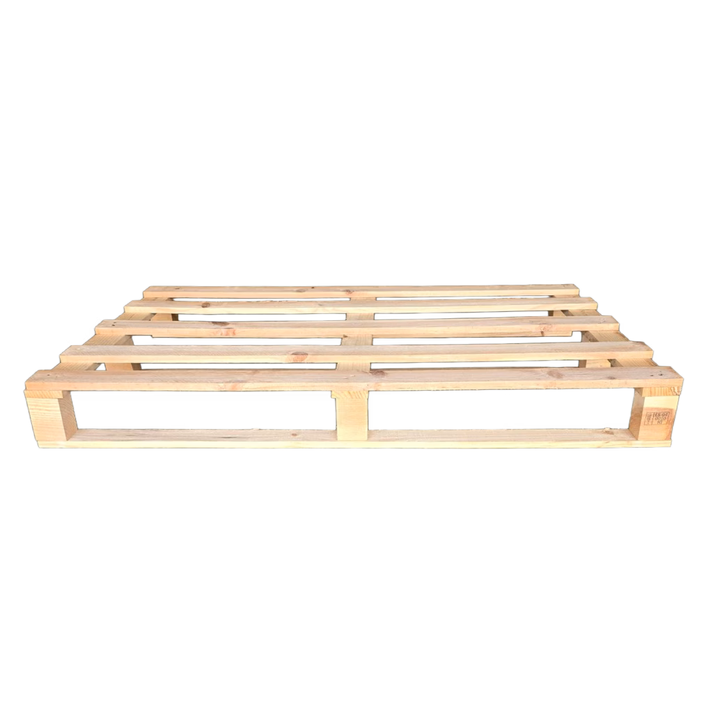 Palet de madera hortofrutícola 120×80 · 5 tablas · Europeo Ligero NIMF-15