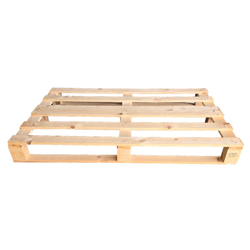 Palet de madera hortofrutícola 120×80 · 6 tablas · Europeo NIMF-15