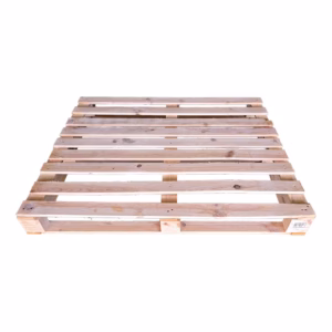 Palet de madera hortofrutícola 120×100 · 9 tablas · Reforzado 1200 kg