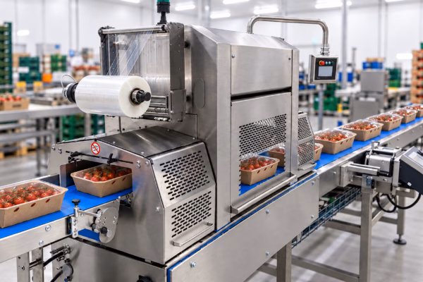termosellado de cherry con caja carton kraft fieldpack